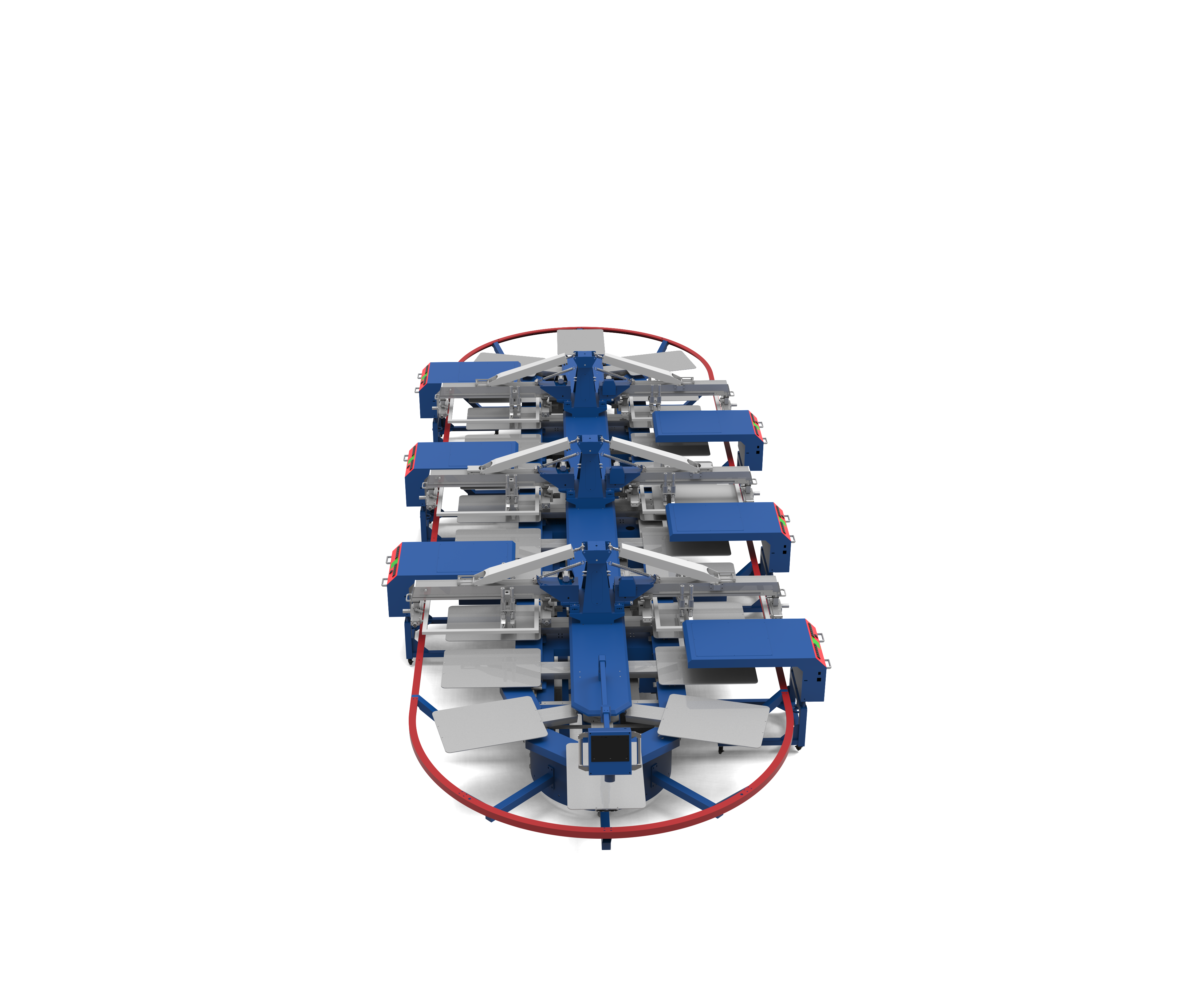 6 Heads Oval Screen Printing Machine,Guangzhou Newpeak Digital Technology Co., Ltd.,6 Heads Oval Screen Printing Machine