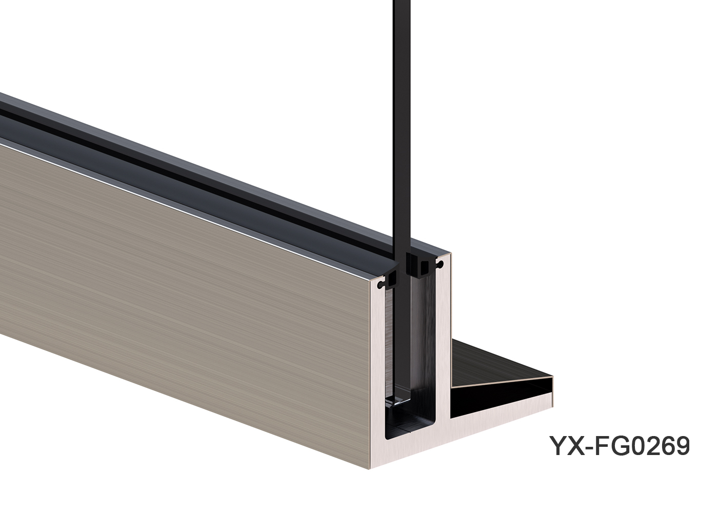 ALUMINUM CHANNEL FG0269 FRAMELESS GLASS SYSTEM,MY SHOP,ALUMINUM CHANNEL FG0269 FRAMELESS GLASS SYSTEM