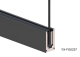 ALUMINUM CHANNEL FG0237 FRAMELESS GLASS SYSTEM