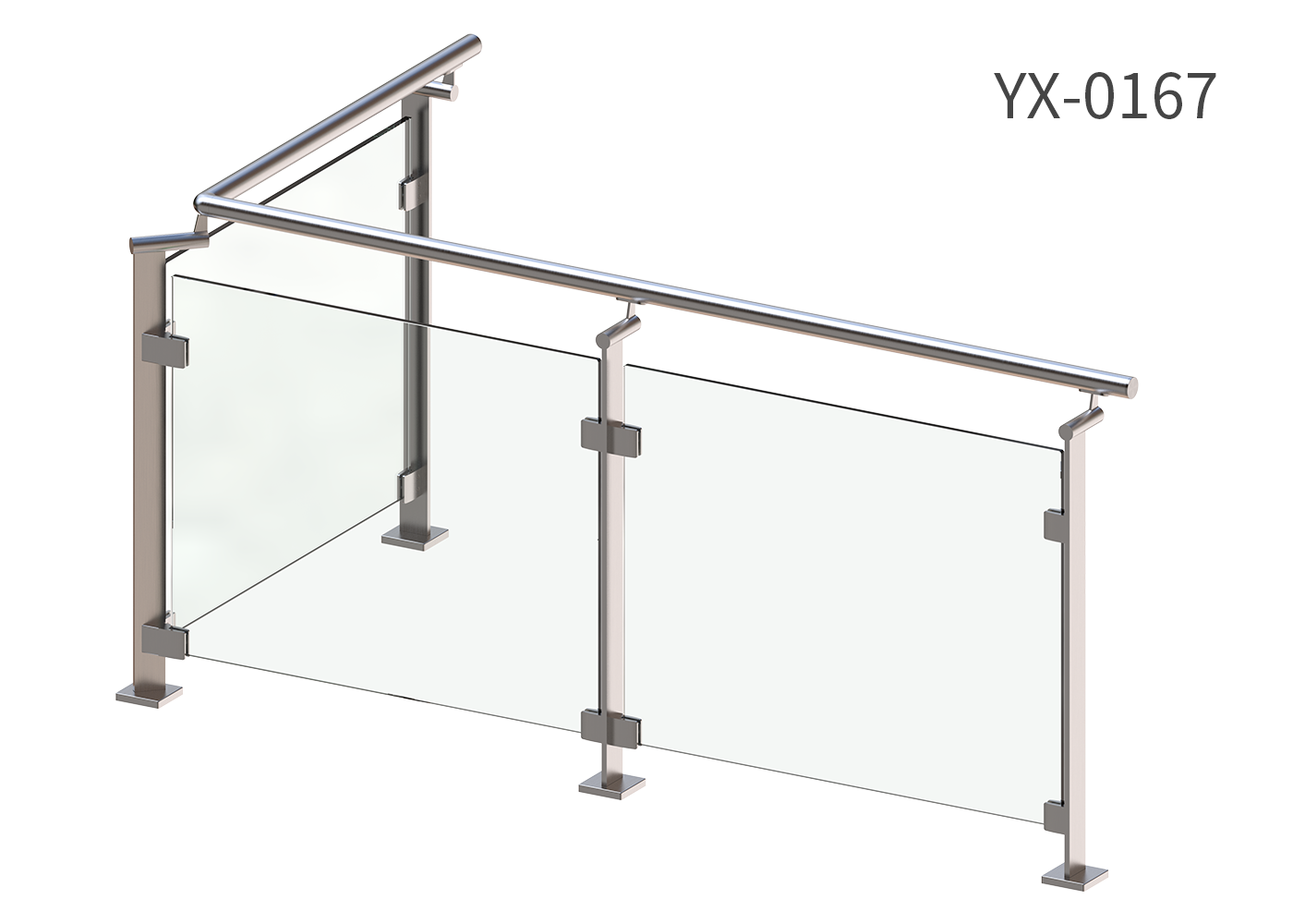 FLAT BAR  BALUSTRADE FBP0167 GLASS SYSTEM,Yuexinghardware,FLAT BAR  BALUSTRADE FBP0167 GLASS SYSTEM