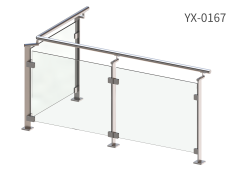 FLAT BAR  BALUSTRADE FBP0167 GLASS SYSTEM,Yuexinghardware,FLAT BAR  BALUSTRADE FBP0167 GLASS SYSTEM