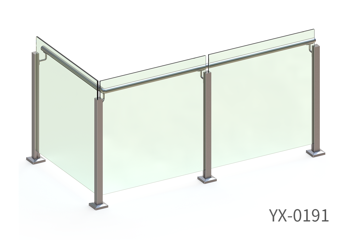 SQUARE BALUSTRADE SP0191 GLASS SYSTEM,Yuexinghardware,SQUARE BALUSTRADE SP0191 GLASS SYSTEM