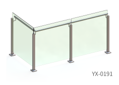 SQUARE BALUSTRADE SP0191 GLASS SYSTEM,Yuexinghardware,SQUARE BALUSTRADE SP0191 GLASS SYSTEM
