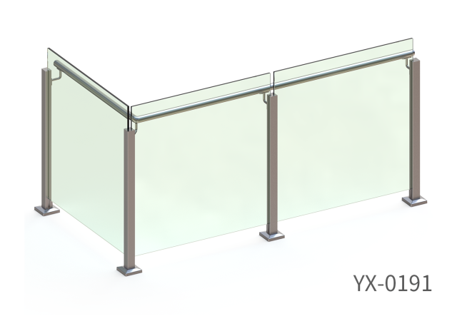 SQUARE BALUSTRADE SP0191 GLASS SYSTEM,Yuexinghardware,SQUARE BALUSTRADE SP0191 GLASS SYSTEM