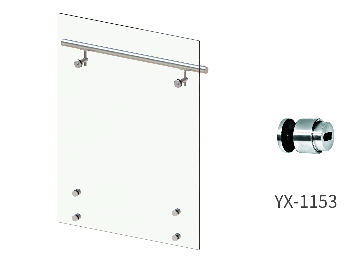 STANDOFF FG1155 FRAMELESS GLASS SYSTEM,Yuexinghardware,STANDOFF FG0332 FRAMELESS GLASS SYSTEM