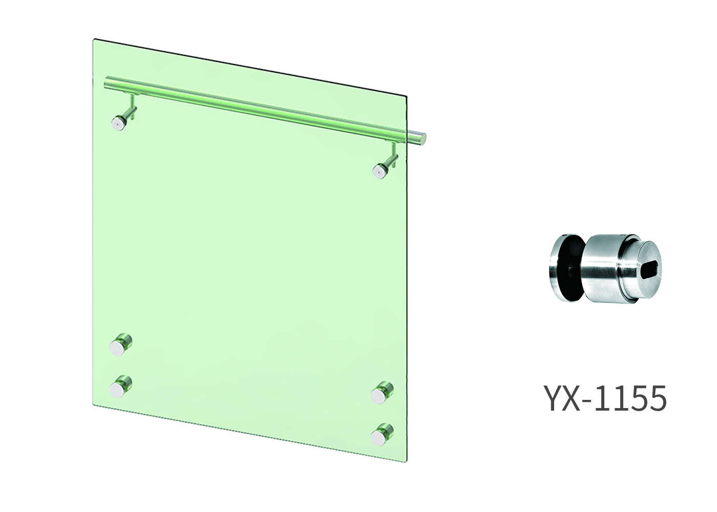 STANDOFF FG1155 FRAMELESS GLASS SYSTEM,Yuexinghardware,STANDOFF FG1155 FRAMELESS GLASS SYSTEM