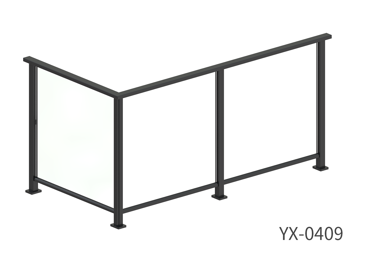 ALUMINUM AG0409 GLASS RAILING SYSTEM,Yuexinghardware,ALUMINUM AG0409 GLASS RAILING SYSTEM