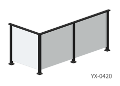ALUMINUM AG0420 GLASS RAILING SYSTEM,Yuexinghardware,ALUMINUM AG0420 GLASS RAILING SYSTEM
