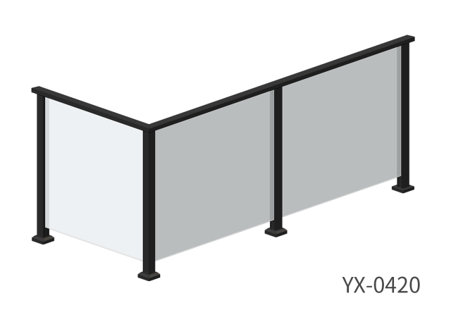 ALUMINUM AG0420 GLASS RAILING SYSTEM,Yuexinghardware,ALUMINUM AG0420 GLASS RAILING SYSTEM