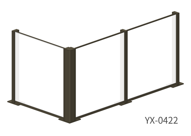 ALUMINUM AG0422 GLASS RAILING SYSTEM,Yuexinghardware,ALUMINUM AG0422 GLASS RAILING SYSTEM