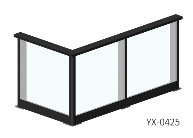 ALUMINUM AG0425 GLASS RAILING SYSTEM,Yuexinghardware,ALUMINUM AG0422 GLASS RAILING SYSTEM