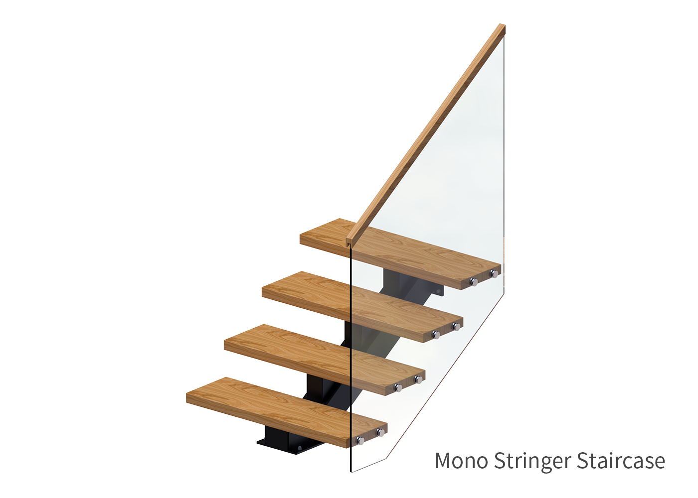 Mono Stringer Staircase,Yuexinghardware,Mono Stringer Staircase
