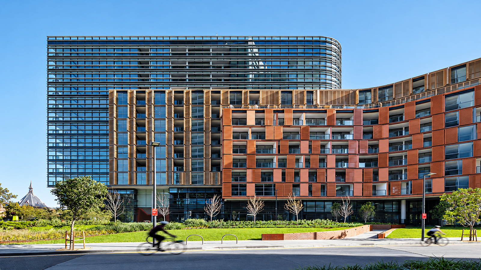 Modern building facade reference photograph