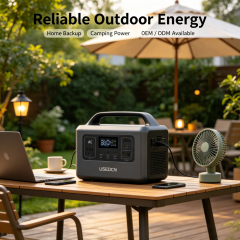 2026 New LiFePO4 Portable Power Station with large capacity and bidirectional fast charging, solar generator built-in UPS function for instant power switch and voltage stabilization during blackouts. Multiple ports support simultaneous power supply for