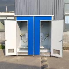 Thickened color steel mobile toilet in container design, weatherproof and rust-resistant, suitable for repeated relocation and use,YLS Smart,Thickened color steel mobile toilet in container design, weatherproof and rust-resistant, suitable for repeated relocation and use