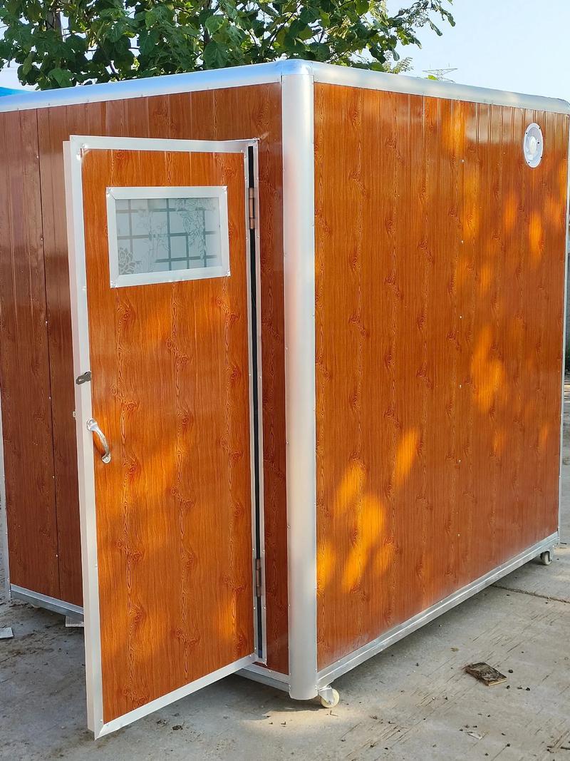 Eco-friendly Wood Grain Prefabricated Mobile Bathroom with Toilet and Shower,YLS Smart,Eco-friendly Wood Grain Prefabricated Mobile Bathroom with Toilet and Shower