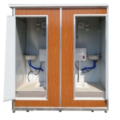 Durable Wood Grain Color Steel Mobile Toilet with Complete Accessories,YLS Smart,Durable Wood Grain Color Steel Mobile Toilet with Complete Accessories