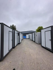 Reinforced Black Frame Prefabricated Bathroom, Toilet & Shower Combo for Outdoor Use,YLS Smart,Reinforced Black Frame Prefabricated Bathroom, Toilet & Shower Combo for Outdoor Use