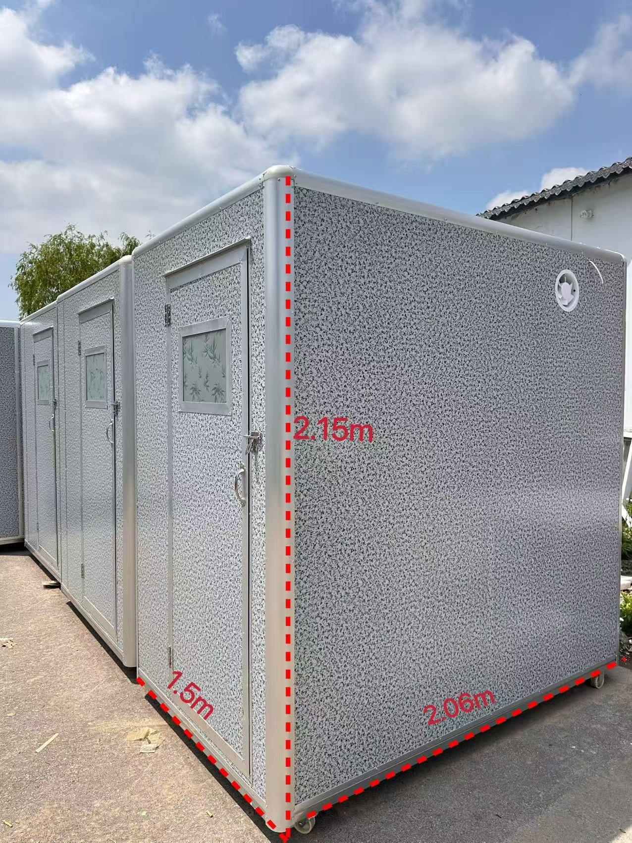Factory Direct Marble Grain Mobile Bathroom | Outdoor Portable Integrated Toilet & Shower Room,YLS Smart,Factory Direct Marble Grain Mobile Bathroom | Outdoor Portable Integrated Toilet & Shower Room