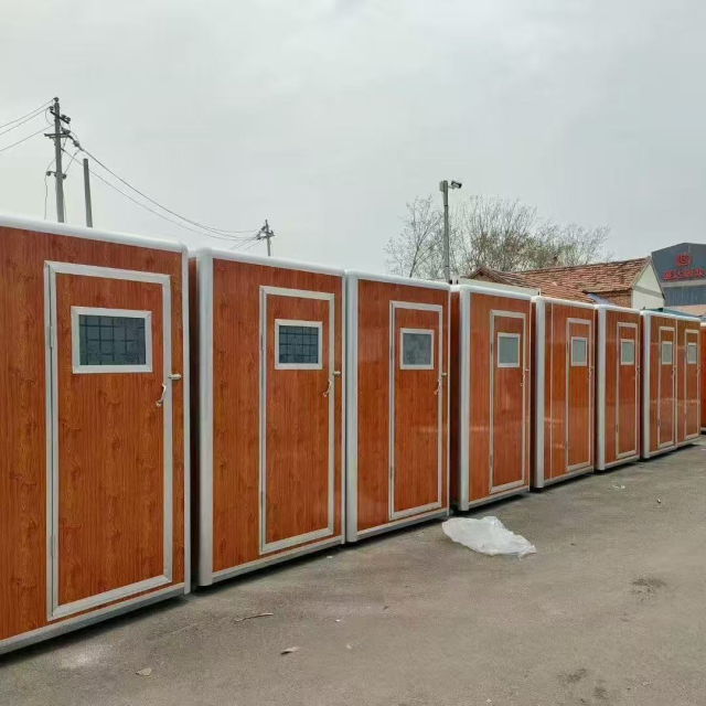 Light-Duty Wood Grain Prefab Mobile Sanitary Cabin,YLS Smart,Light-Duty Wood Grain Prefab Mobile Sanitary Cabin