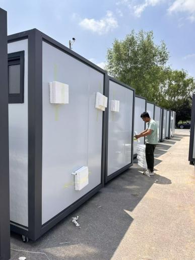 Black Frame Thickened Mobile Integrated Bathroom,YLS Smart,Black Frame Thickened Mobile Integrated Bathroom