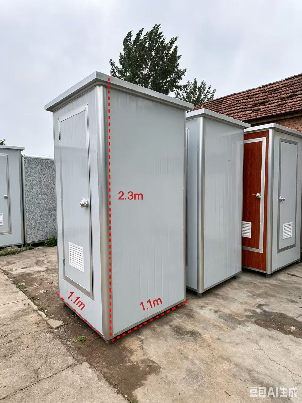Single mobile toilet, multi-connected mobile public toilet,YLS Smart,Single mobile toilet, multi-connected mobile public toilet