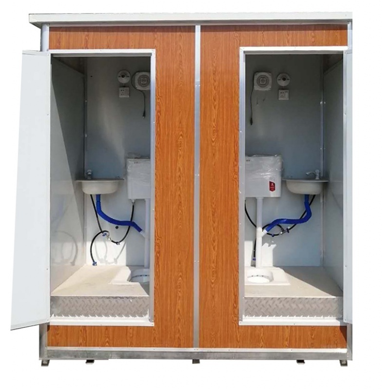 Wood Grain Mobile Sanitary Unit, Waterproof Decorative Portable Integrated Bathroom for African Glamping & Tourist Infrastructure Projects,YLS Smart,Wood Grain Mobile Sanitary Unit, Waterproof Decorative Portable Integrated Bathroom for African Glamping & Tourist Infrastructure Projects