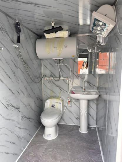 Black Frame Thickened Mobile Integrated Bathroom,YLS Smart,Black Frame Thickened Mobile Integrated Bathroom