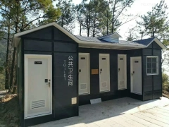 Customizable Parallel Multi-Cubicle Portable Site Bathroom, High-Flow Public Toilet Cabin for African Road & City Construction Tenders,YLS Smart,Customizable Parallel Multi-Cubicle Portable Site Bathroom, High-Flow Public Toilet Cabin for African Road & City Construction Tenders