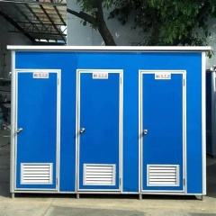 Customizable Parallel Multi-Cubicle Portable Site Bathroom, High-Flow Public Toilet Cabin for African Road & City Construction Tenders,YLS Smart,Customizable Parallel Multi-Cubicle Portable Site Bathroom, High-Flow Public Toilet Cabin for African Road & City Construction Tenders