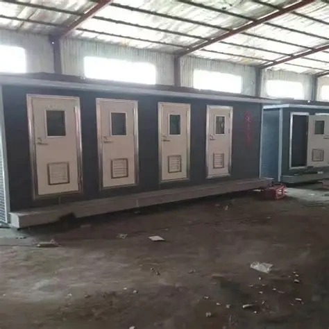 Outdoor Luxury Marble Pattern Lightweight Mobile Bathroom, UV-Proof Prefabricated Toilet Shower Cabin with Complete High-Grade Standard Accessories,YLS Smart,Outdoor Luxury Marble Pattern Lightweight Mobile Bathroom, UV-Proof Prefabricated Toilet Shower Cabin with Complete High-Grade Standard Accessories