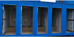 Prefabricated Multi-Connected Mobile Toilet Room, Modular Parallel Waterproof Public Shower & Toilet Unit for Temporary Large Construction Camps,YLS Smart,Prefabricated Multi-Connected Mobile Toilet Room, Modular Parallel Waterproof Public Shower & Toilet Unit for Temporary Large Construction Camps