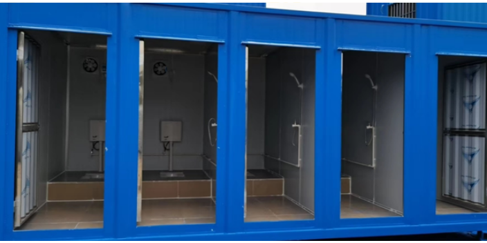 Prefabricated Multi-Connected Mobile Toilet Room, Modular Parallel Waterproof Public Shower & Toilet Unit for Temporary Large Construction Camps,YLS Smart,Prefabricated Multi-Connected Mobile Toilet Room, Modular Parallel Waterproof Public Shower & Toilet Unit for Temporary Large Construction Camps