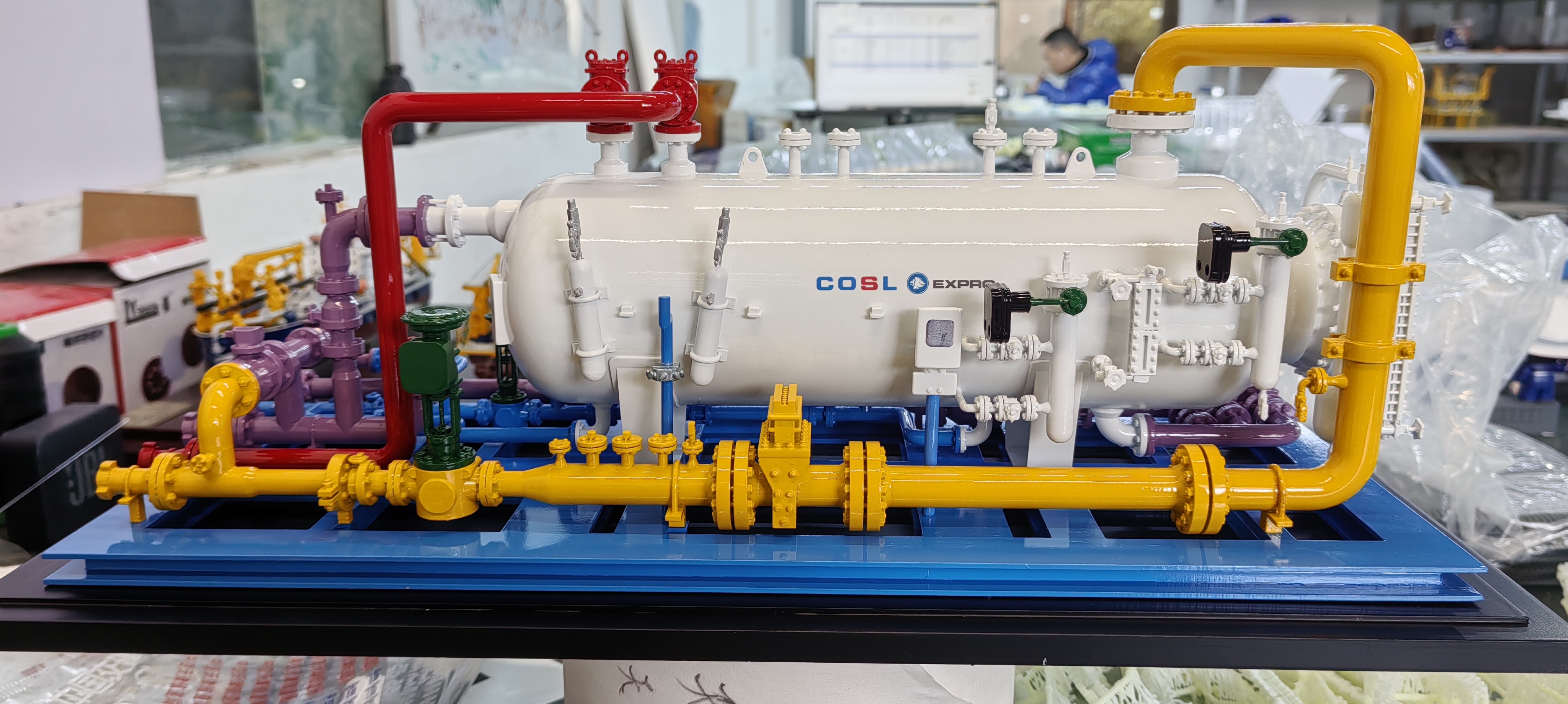 COSL Oil & Gas Separator Process Equipment Scale Model,Dandong Maoyang International Trading Co., Ltd.,COSL Oil & Gas Separator Process Equipment Scale Model