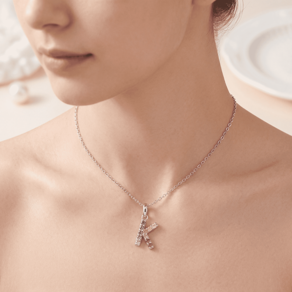 K Letter Zodiac Necklace - YourRoyal Key to the Leo Kingdom