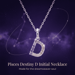 D Mark Pisces Necklace | WeaveYour Destiny, Born to Stand Out