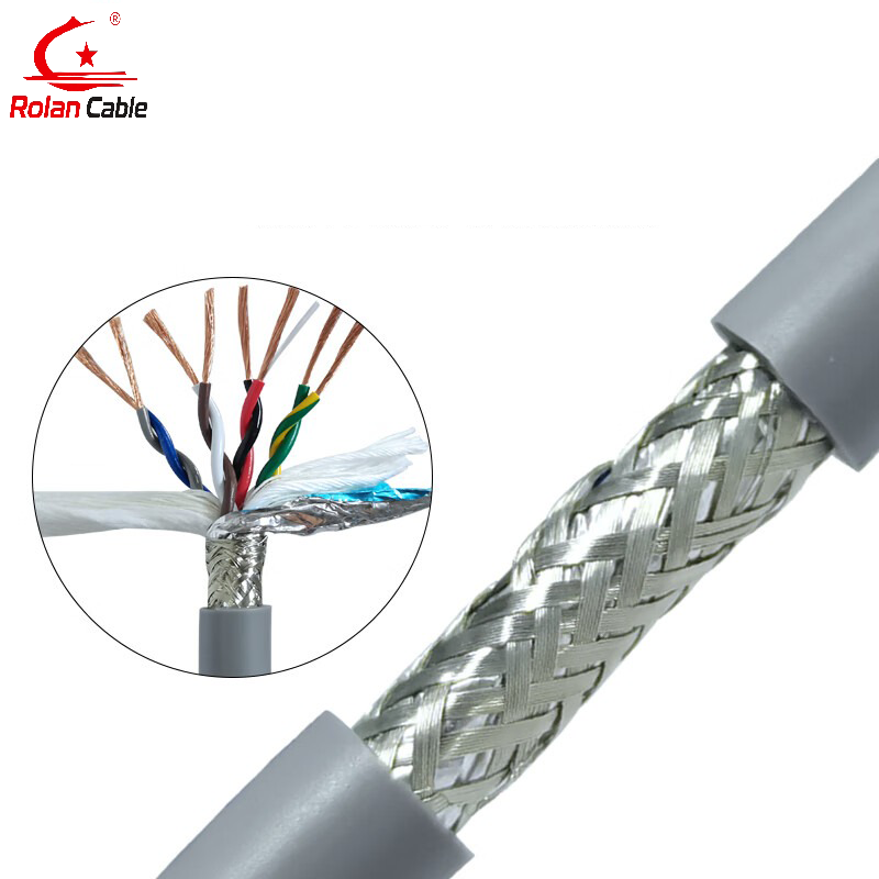 10 Million Bending Cycles TRVVPS High Flex Drag Chain Cable,rolancable.com,TRVVPS Drag Chain Cable with 10 Million Bending Cycles for CNC and Automation