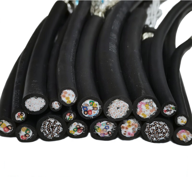 TRVVPS High-Flex Twisted-Pair Shielded Drag Chain Cable – 6 Million Bending Cycles,rolancable.com,6M Cycles TRVVPS Twisted Pair Shielded Drag Chain Cable