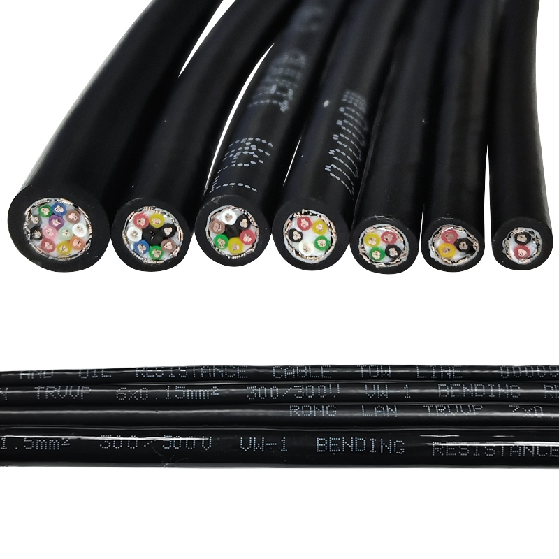 30 Million Cycle PUR High-Flex Shielded Drag Chain Cable,rolancable.com,30 Million Cycle PUR Oil Resistant Shielded Drag Chain Cable