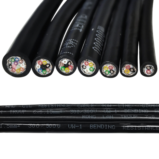 30 Million Cycle PUR High-Flex Shielded Drag Chain Cable,rolancable.com,30 Million Cycle PUR Oil Resistant Shielded Drag Chain Cable