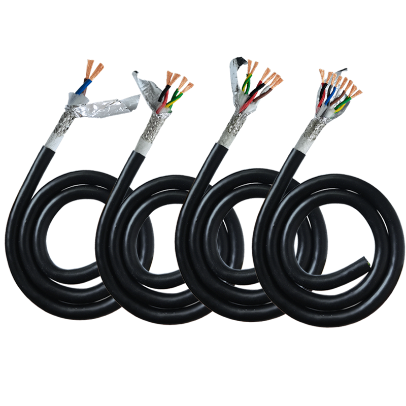 30 Million Cycles TRVVPS Twisted-Pair Shielded PUR Drag Chain Cable,rolancable.com,30 Million Cycles PUR TRVVPS Drag Chain Cable | Rolan Cable