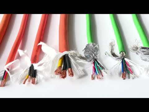 Servo Motor Power Drag Chain Cable,rolancable.com,Orange Flexible Servo Power Cable | Rolan Cable