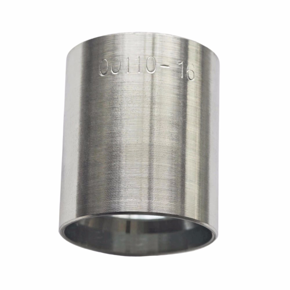 00110 Carbon Steel Stainless Steel Hydraulic Hose Fittings Ferrule for SAE 1SN Hose