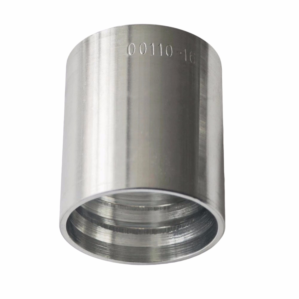 00110 Carbon Steel Stainless Steel Hydraulic Hose Fittings Ferrule for SAE 1SN Hose