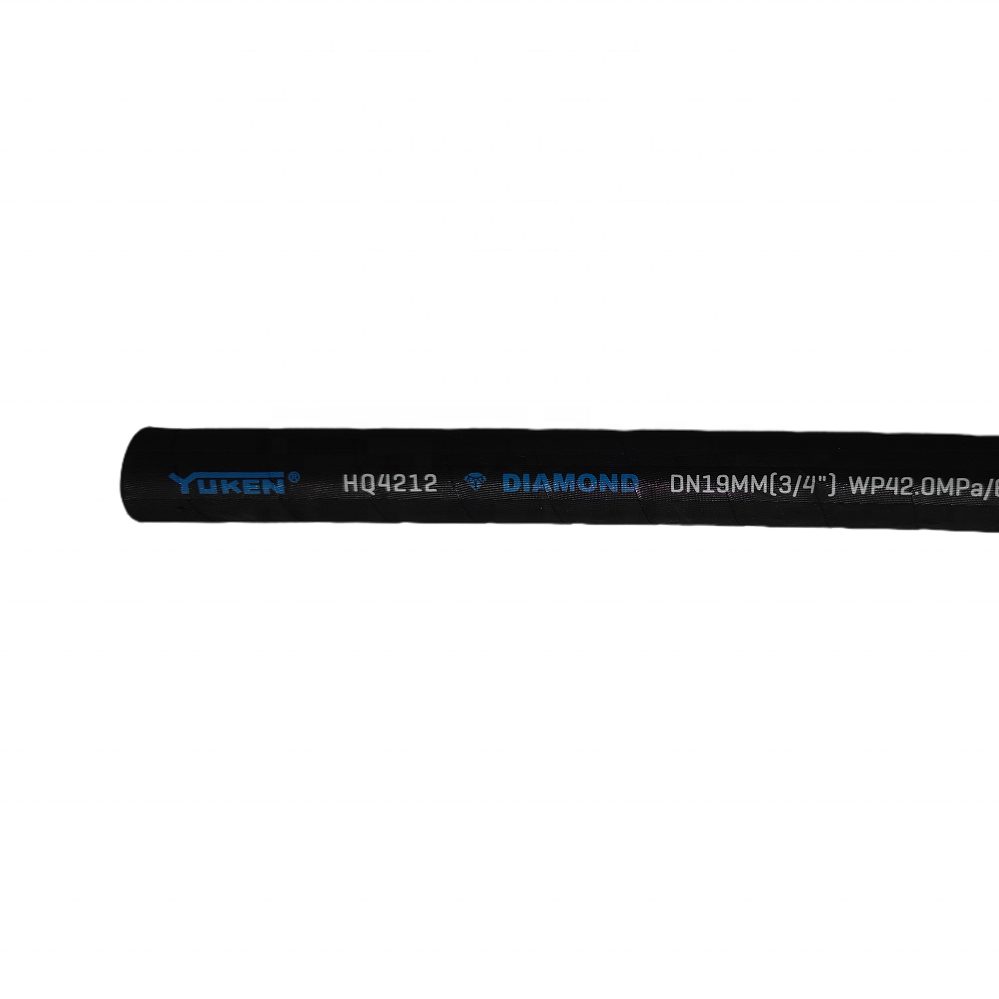 Yuken Steel Wire Braided Flexible Rubber Hose High Pressure Hydraulic Hose