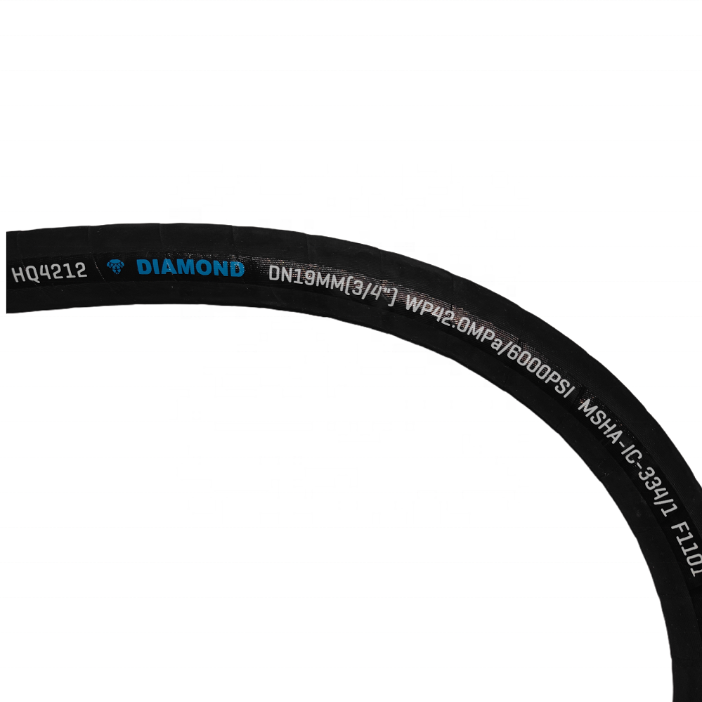 Yuken Steel Wire Braided Flexible Rubber Hose High Pressure Hydraulic Hose