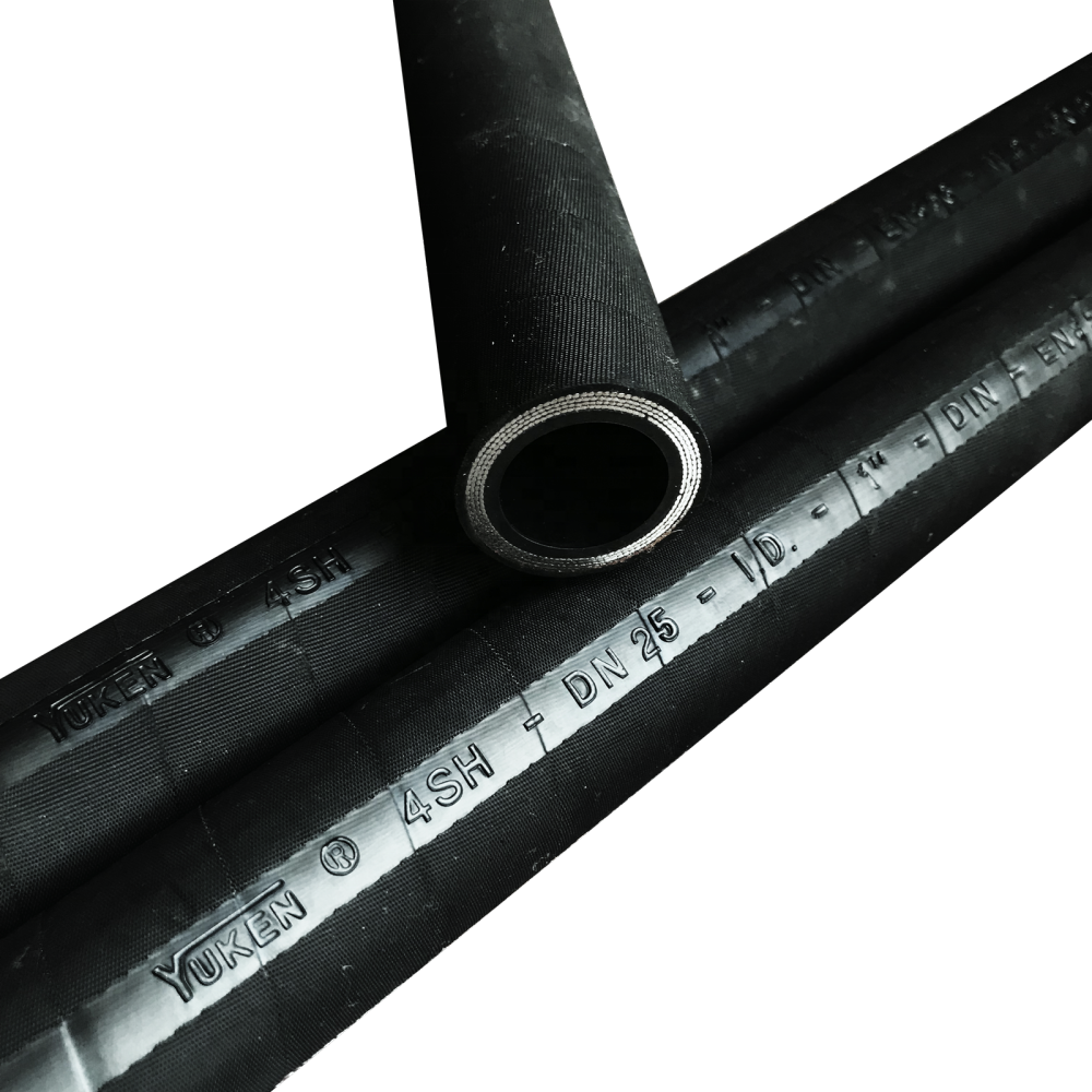 2021 High Pressure Oil Resistant Steel Rubber Hydraulic Hose EN856 4SH