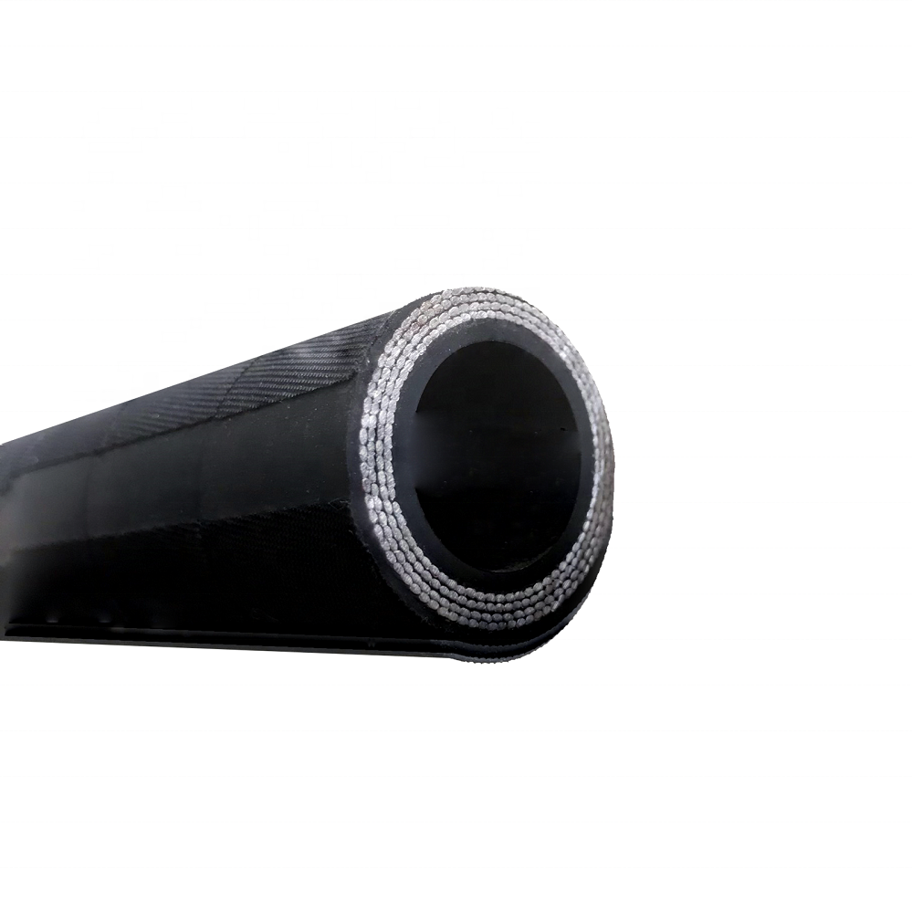 EN856 4SH High-Pressure 4-Layer Wire Spiral Hydraulic Rubber Hose Cutting High-Pressure Features