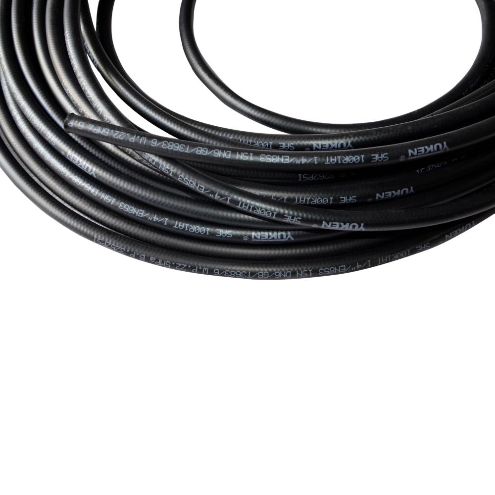 Smooth Wire Braid Hose High Pressure Steel Wire Braided Hydraulic Hose