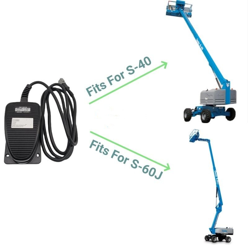 Foot Switch/Foot Pedal 227617GT Compatible for Genie S-40 S-45 S-60 Z-135/70 Z-33/18 Z-45/25 Z-51/30J Z-60/37